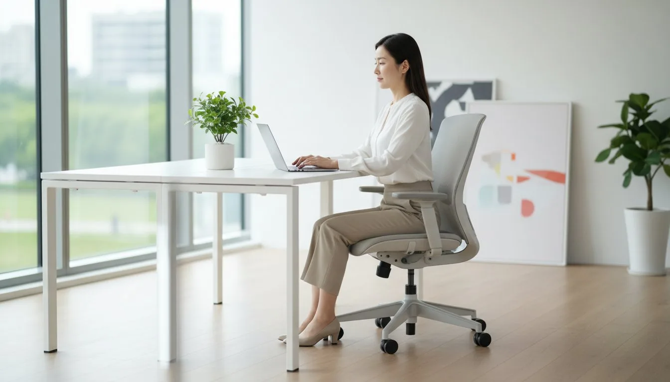 怎樣才是「正確坐姿」？上班族必看：掌握正確坐姿，不再腰酸 - Hero Image